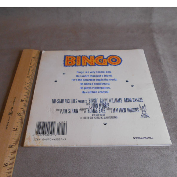 Tri-Star Pictures Bingo 1991 Scholastic Adaption by Beth Goodman 0590450395 - Picture 3 of 7